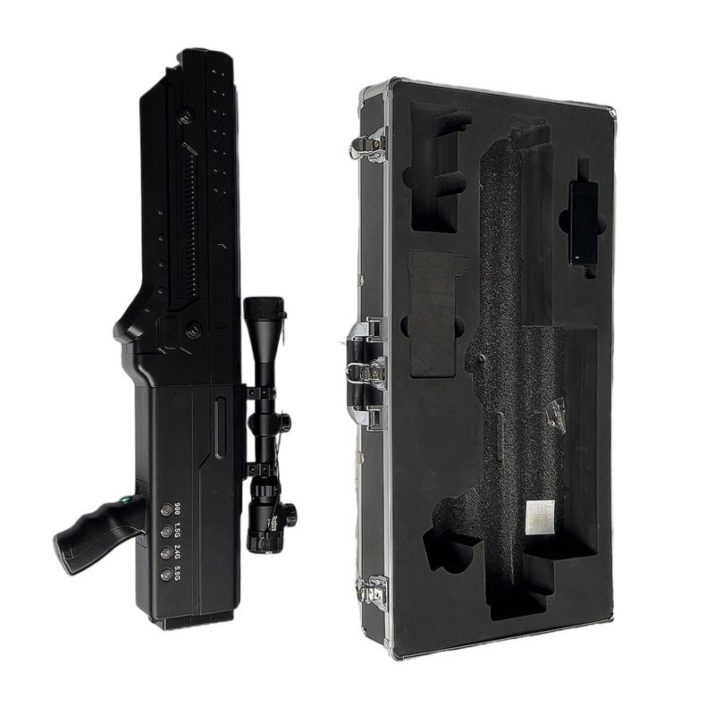  三原手持便携式枪型低空防御反制四通道A型