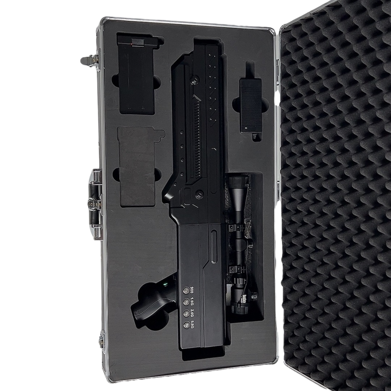  三原手持便携式枪型低空防御反制四通道B型